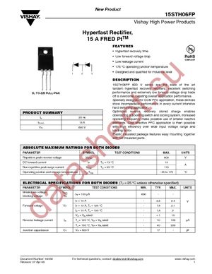 15STH06FP datasheet  